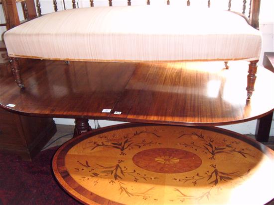 Regency style 2 pillar dining table(-)